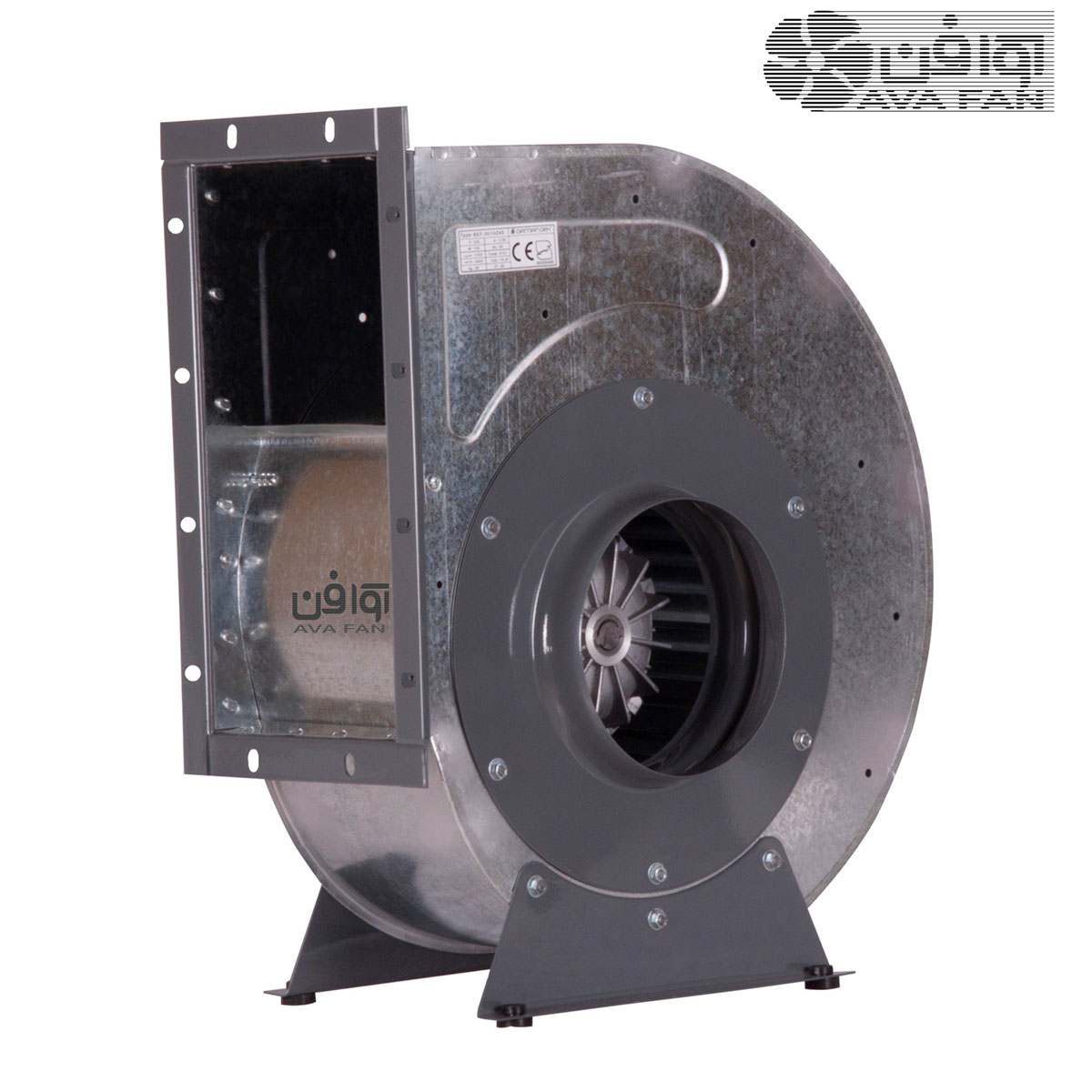فن سانتریفیوژ 20 سانت یکطرفه فوروارد دمنده مدل BEF-20/10A4S