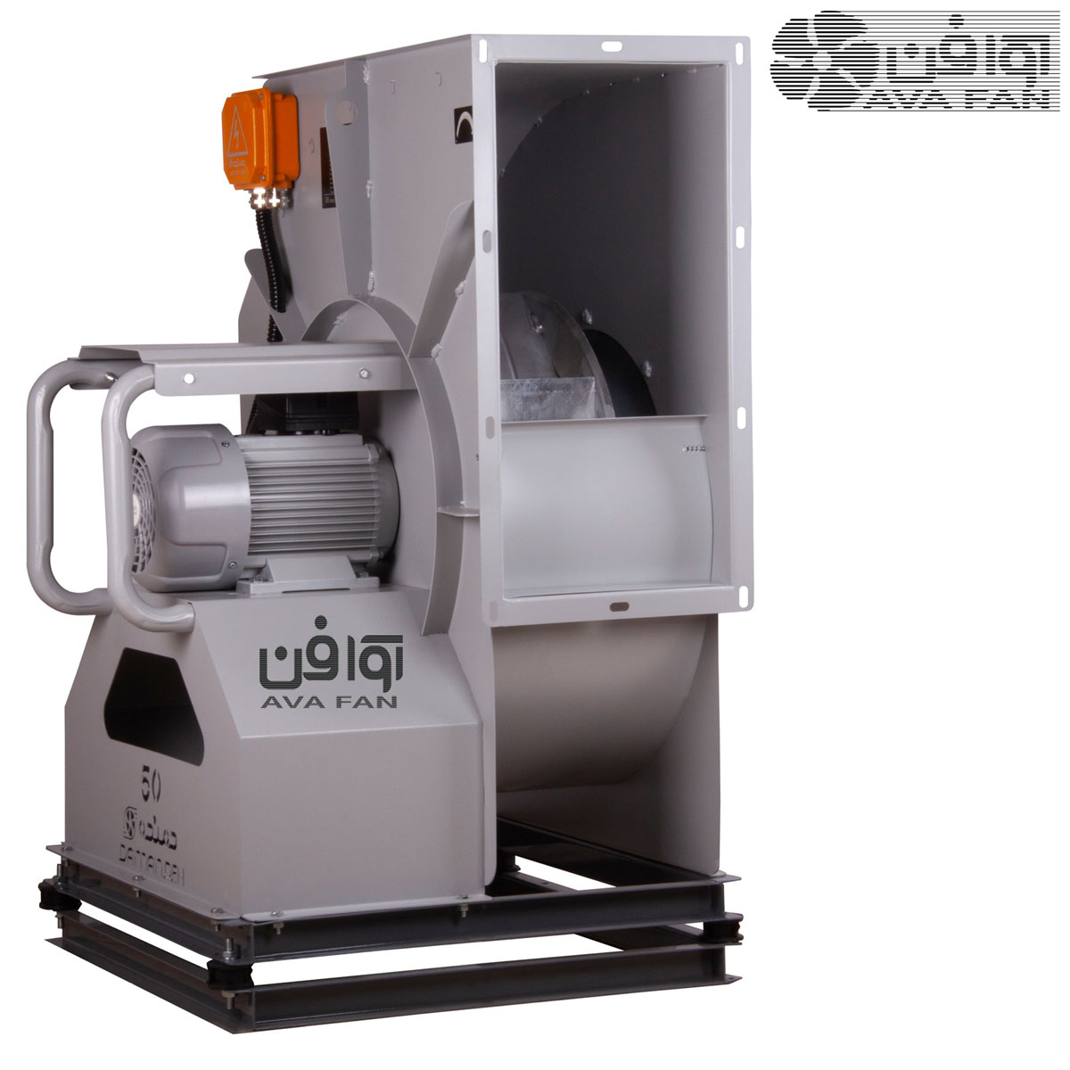 فن سانتریفیوژ 28 سانت یکطرفه بکوارد دمنده مدل BIB-28/9-DN40-4S