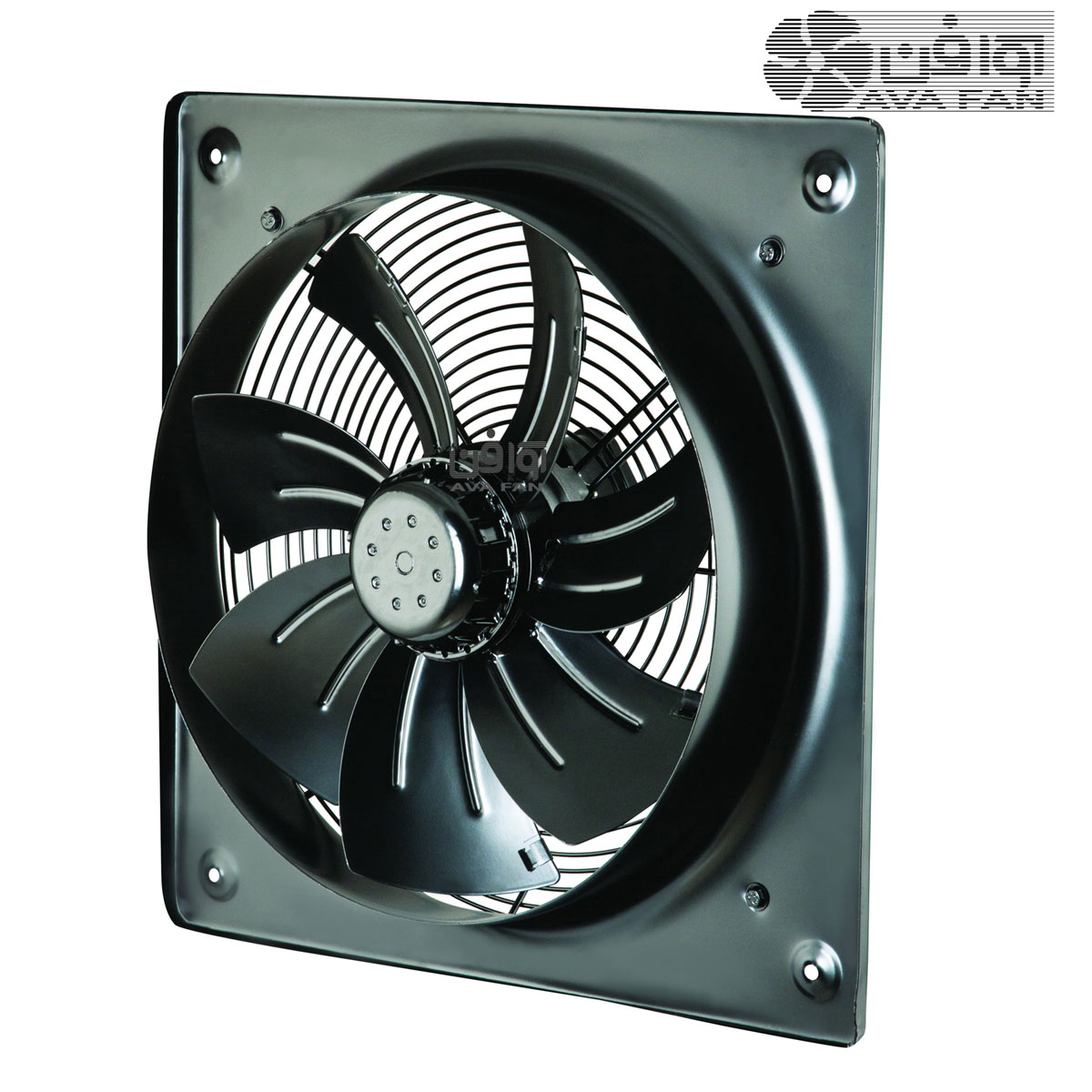 هواکش صنعتی 40 سانت ایلکا هفت پر فلزی دمنده مدل VIK-40A4S-L