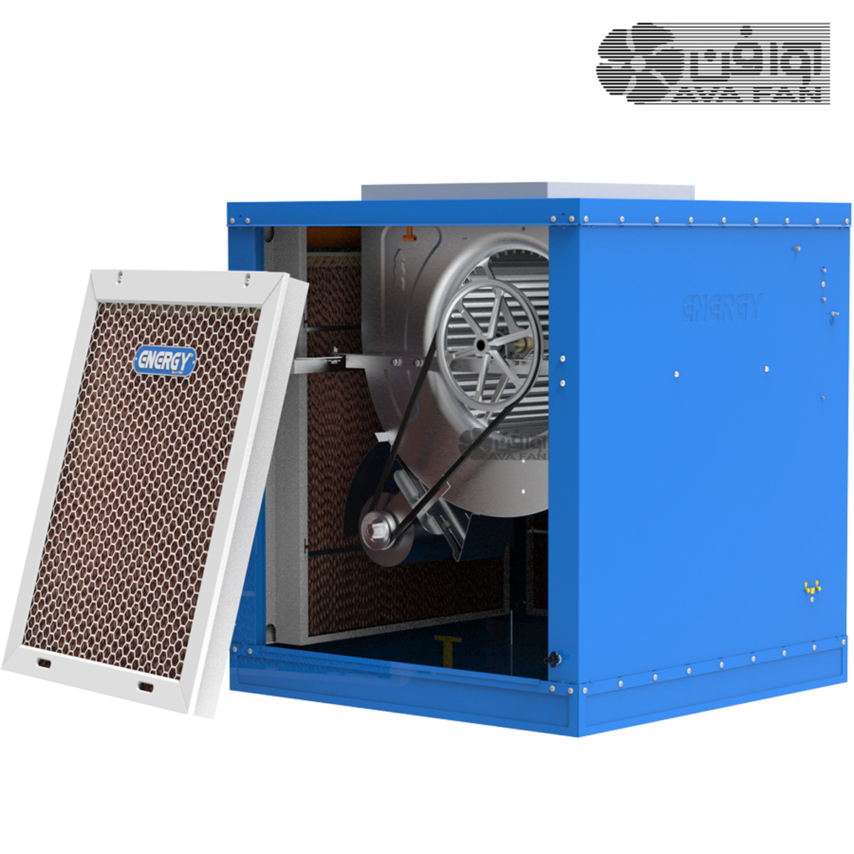 کولر آبی سلولزی 6000 انرژی مدل هوادهی بالازن VC0600